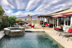 Mineral Saltwater Solar heated Pool & Spa Oasis with mountain views and Koi pond